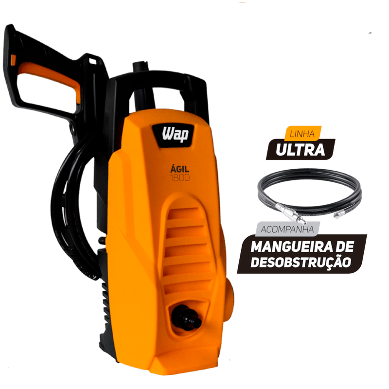 Desobstruidora de Alta Pressão 1400W 1300PSI WAP Ágil Ultra 1800