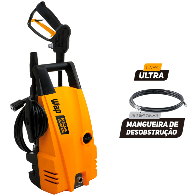 Desobstruidora de Alta Pressão 1400W 1500PSI WAP Atacama Smart Ultra 2200