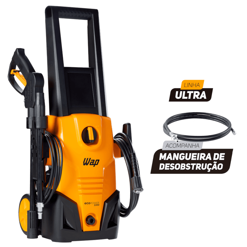 Desobstruidora de Alta Pressão 1500W 1750PSI WAP Eco Power Ultra 2200