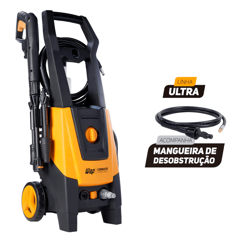 Desobstruidora de Alta Pressão 1700W 2100PSI WAP Combate Turbo Ultra 2600