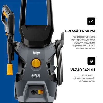 Desobstruidora de Alta Pressão 1500W 1750PSI WAP Ousada WL 2610 Ultra