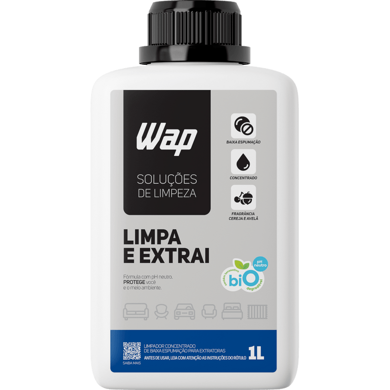 Detergente e Limpador Concentrado Para Extratoras 1L WAP Limpa e Extrai