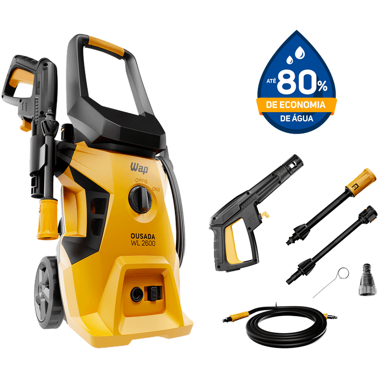 Lavadora de Alta Pressão 1500W 1750PSI WAP Ousada WL 2600