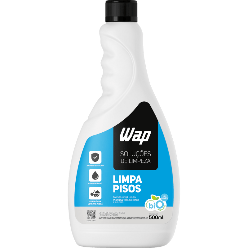 Limpador de Uso Geral Para Pisos e Superfícies 500mL WAP Limpa Pisos