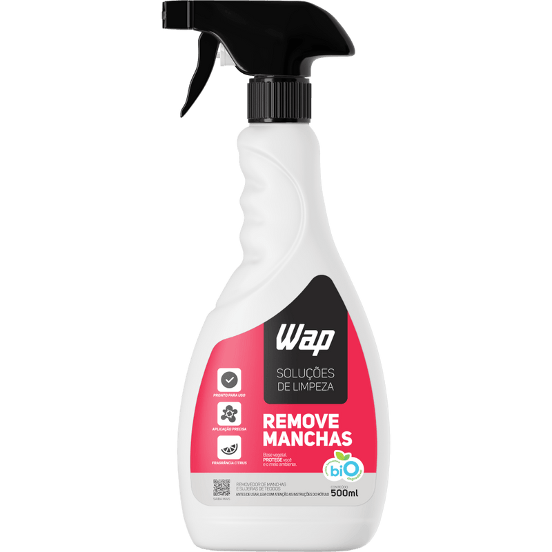 Removedor de Manchas e Sujeiras de Tecidos 500mL WAP Remove Manchas