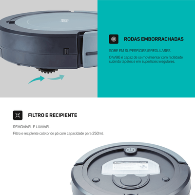 Robô Aspirador de Pó WAP Robot W95
