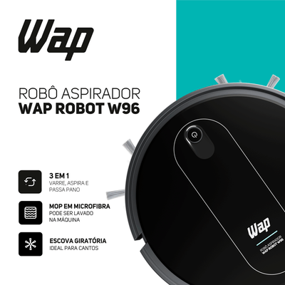 Robô Aspirador de Pó WAP Robot W96