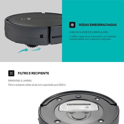 Robô Aspirador de Pó WAP Robot W96
