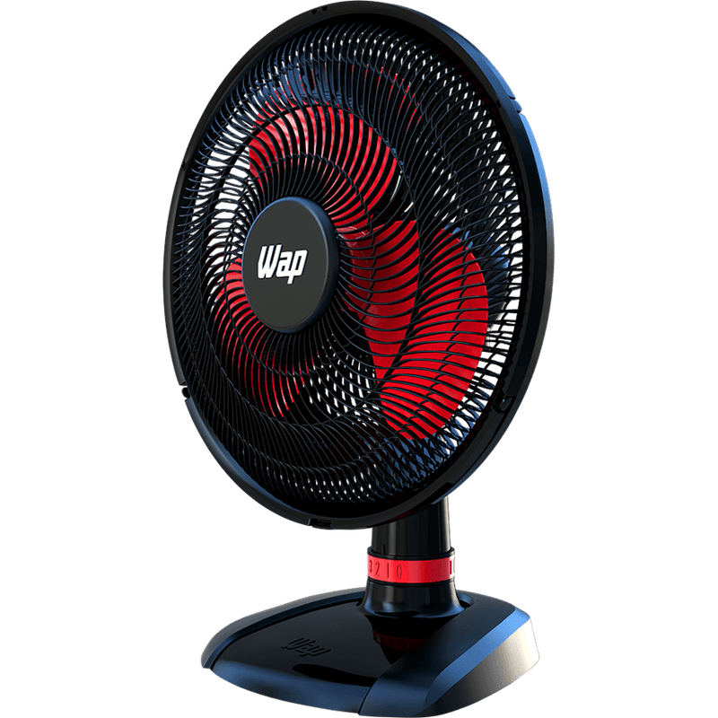 Ventilador 50 cm 3 Pás WAP Rajada Turbo Mesa Vermelho