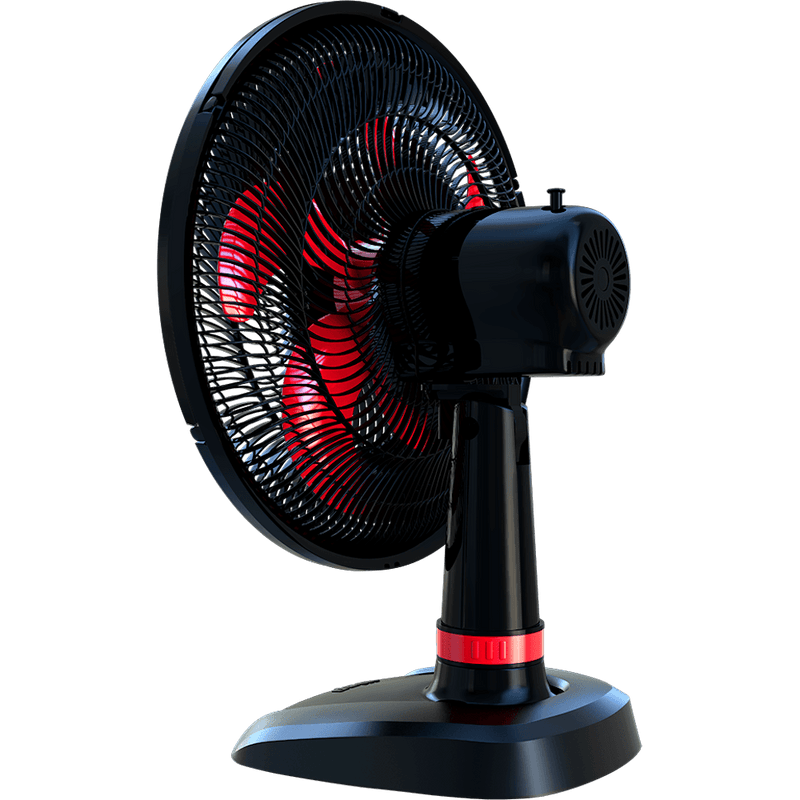 Ventilador 50 cm 5 Pás WAP Rajada Turbo W130 Mesa Vermelho